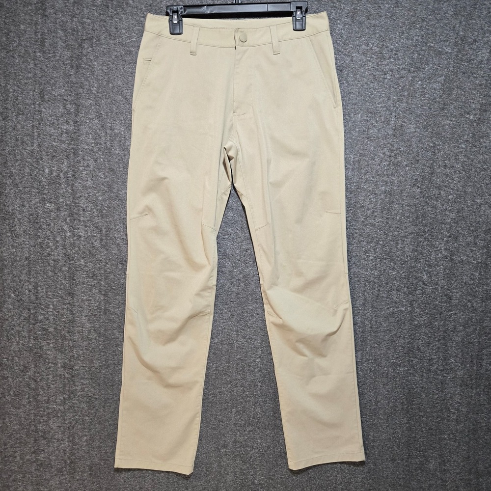 Rhone Pants Mens 29x30 Beige Commuter Chino Classic Fit Performance Travel Golf